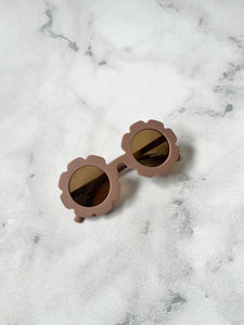 Luna Rose Flower Sunglasses Matte Mauve