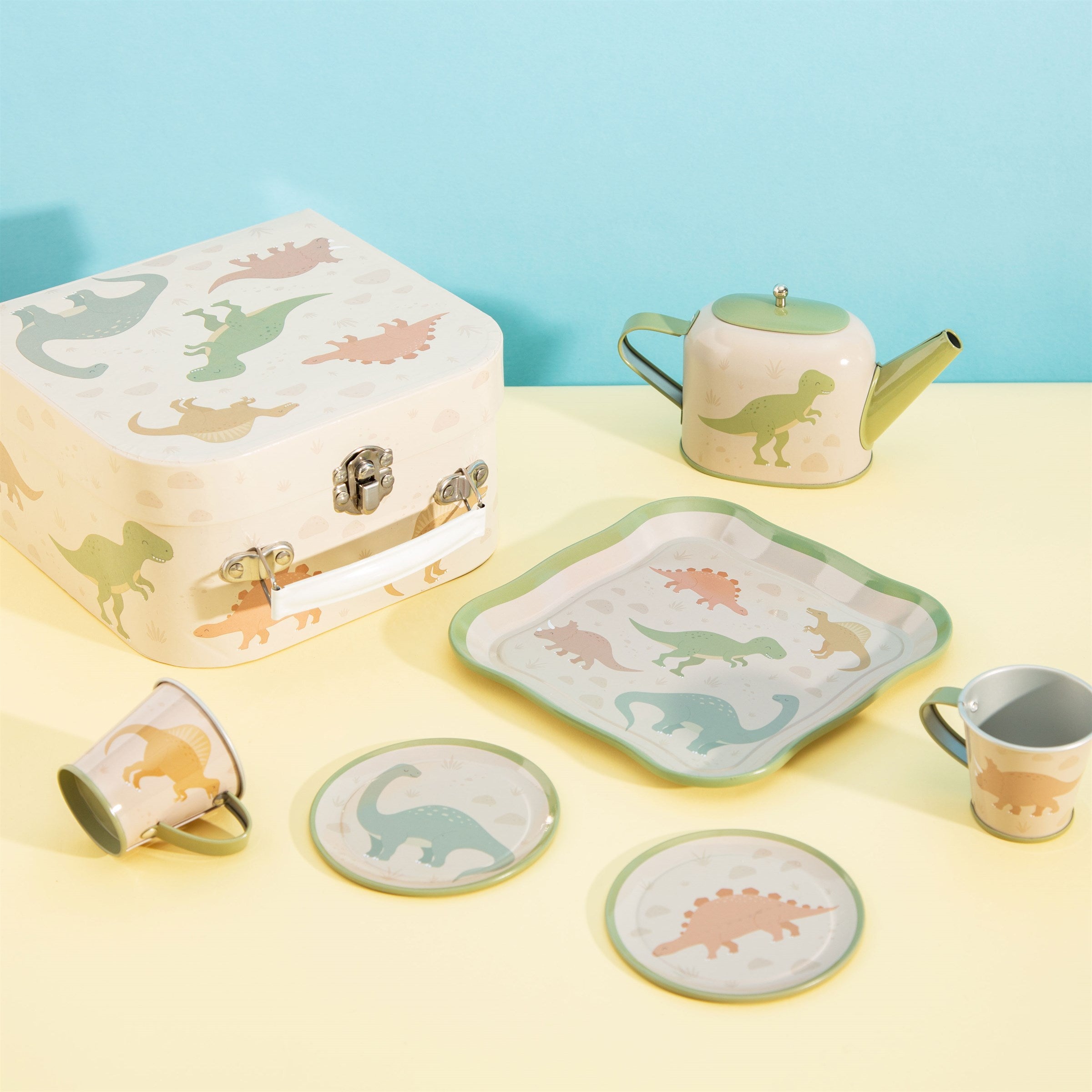 Sass & Belle Desert Dino Kids' Tea For Two Set