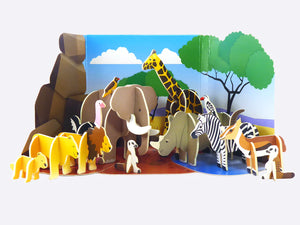 Savannah Animals Eco-Friendly Playset