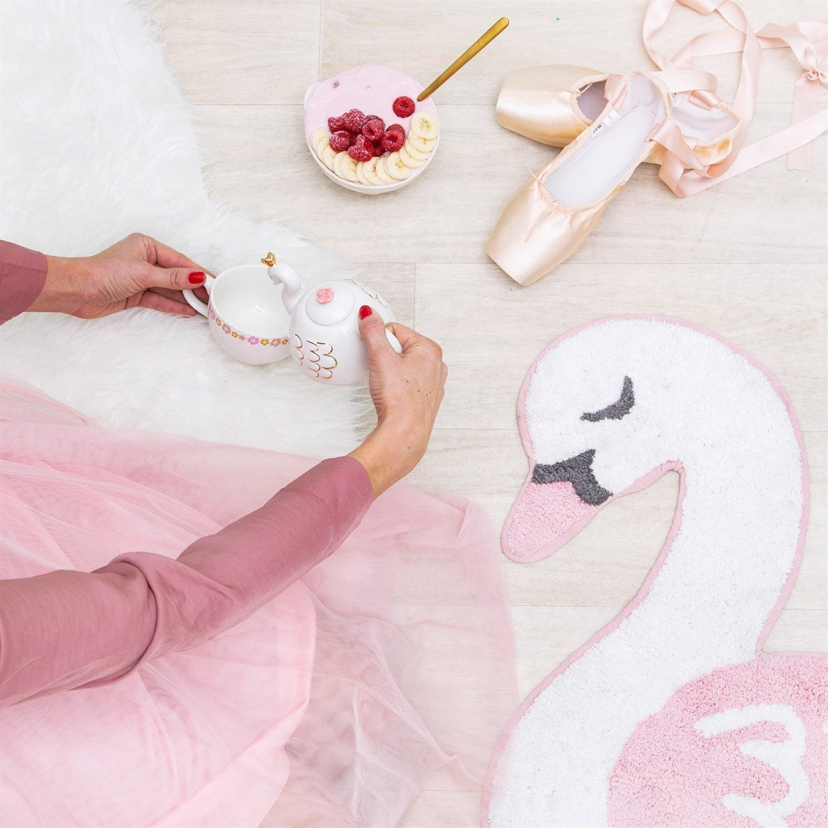 Sass & Belle Freya Swan Rug