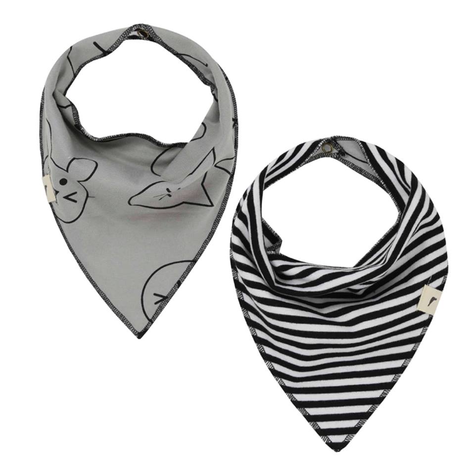 Turtledove London Reversible Bib Pets/Stripe