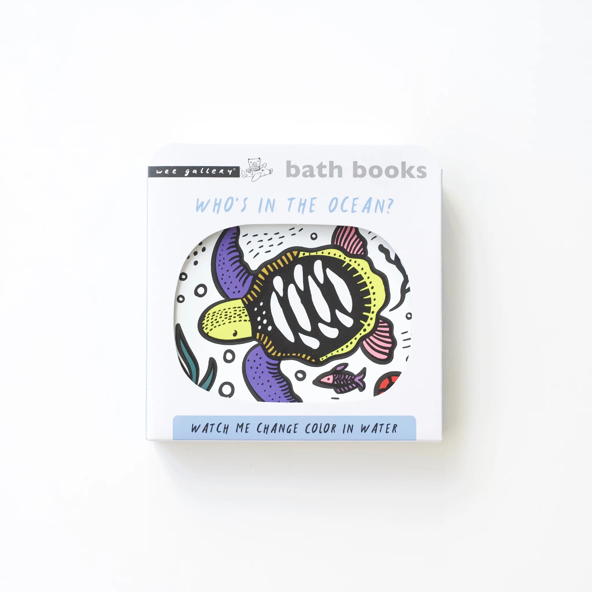 Wee Gallery Colour Me Bath Books - Ocean