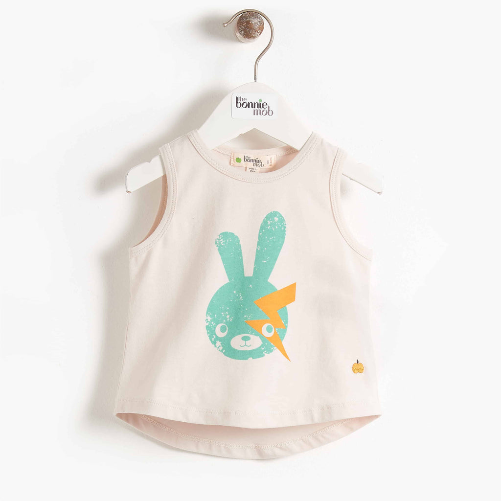 Bonnie Mob Bowie Bunny Sleeveless T-Shirt