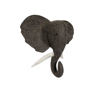 Gamcha Elephant Head Wall Hanging