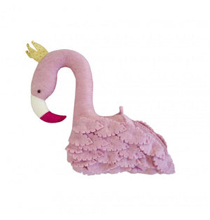 Gamcha Pink Flamingo Head Wall Hanging